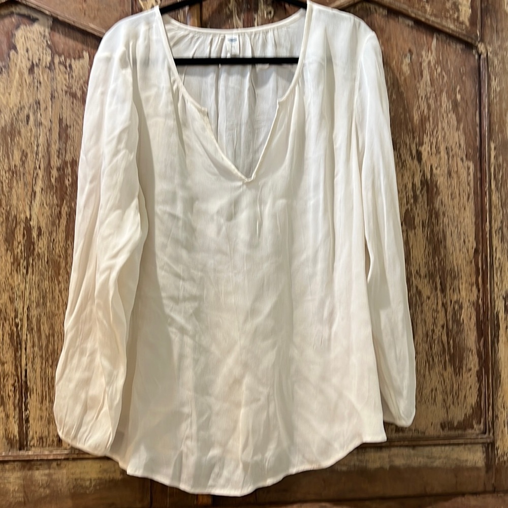 EUC Women’s sz XXL Rayon L/S Top
